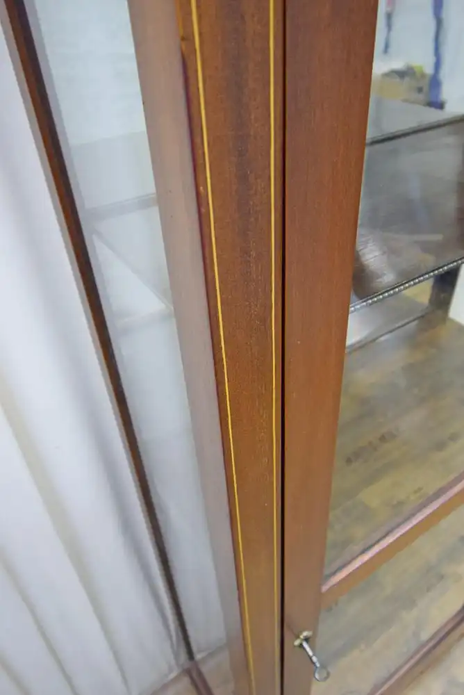 Vitrine  Englisch Empire Stil Eiche um 1920 4