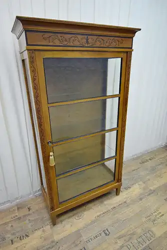 Vitrine Biedermeier Stil Düsseldorfer Möbelwerkstätten um 1920 