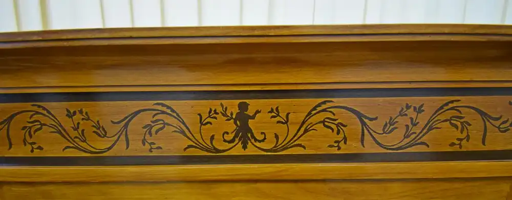 Vitrine Biedermeier Stil Düsseldorfer Möbelwerkstätten um 1920  3