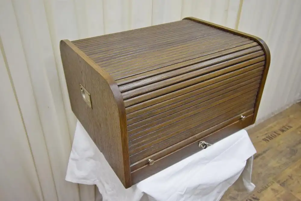 Schmuck oder Besteckkasten Eiche massiv um 1900  1