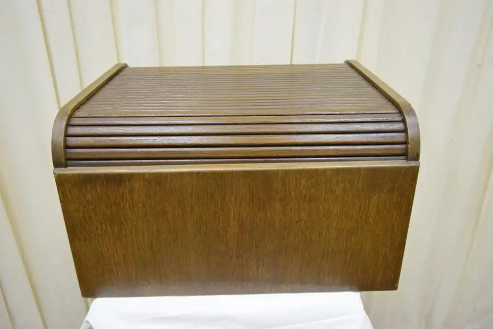 Schmuck oder Besteckkasten Eiche massiv um 1900  5