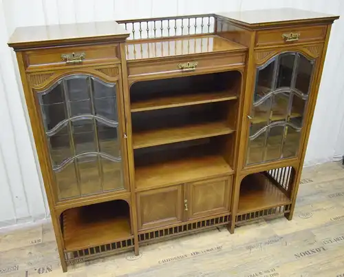 Esszimmer/Buffetschrank Jugendstil um 1890 Mahagoni 