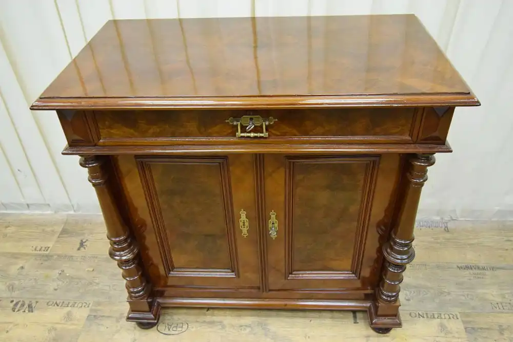 Vertiko Jugendstil 1890 Mahagoni Schellack  4