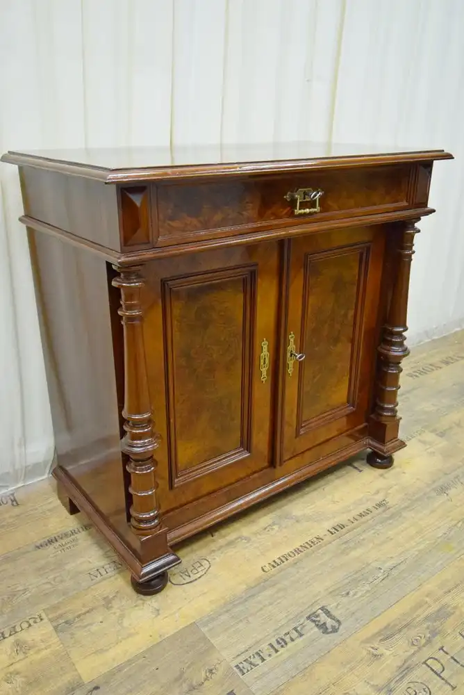 Vertiko Jugendstil 1890 Mahagoni Schellack  5