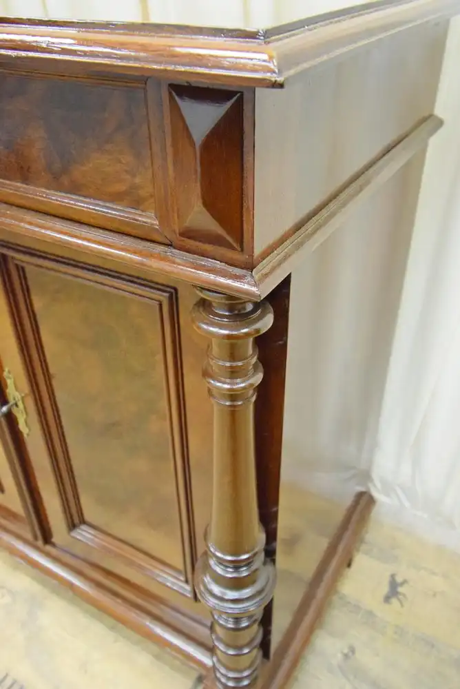 Vertiko Jugendstil 1890 Mahagoni Schellack  7