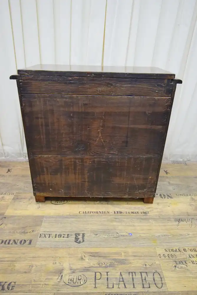 Kommode Spät Biedermeier 1840/50 Mahagoni Schellack  1