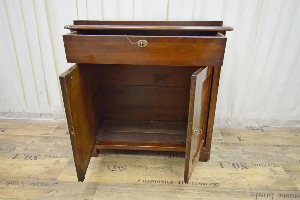 Kommode Spät Biedermeier 1840/50 Mahagoni Schellack  2