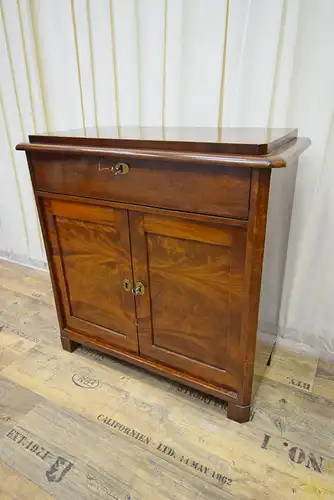 Kommode Spät Biedermeier 1840/50 Mahagoni Schellack 