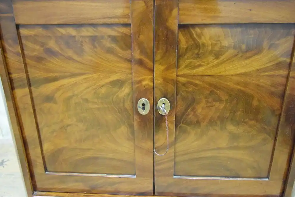 Kommode Spät Biedermeier 1840/50 Mahagoni Schellack  4