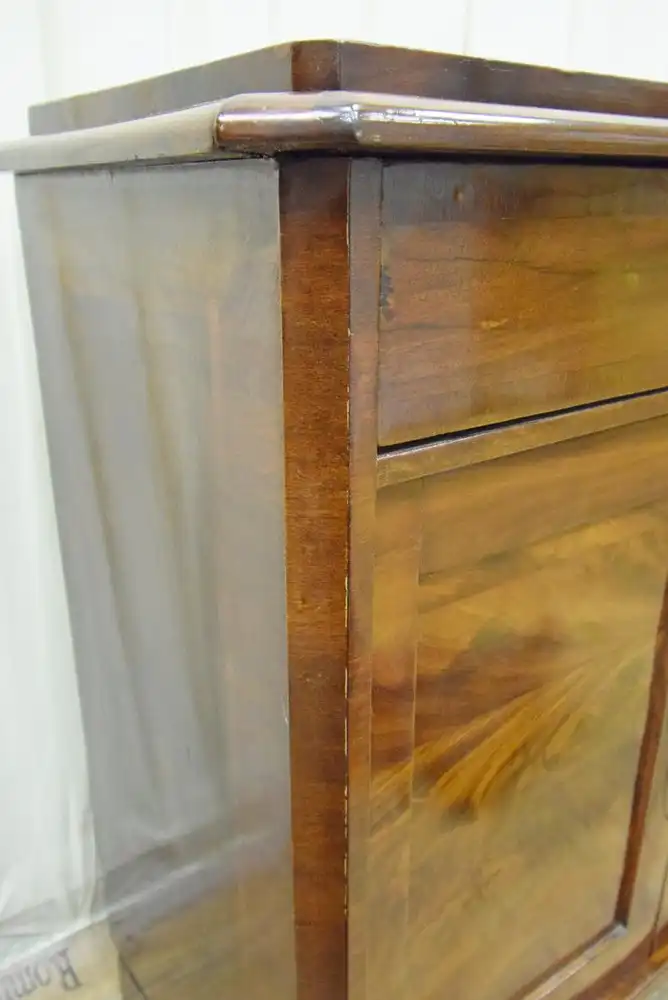 Kommode Spät Biedermeier 1840/50 Mahagoni Schellack  8