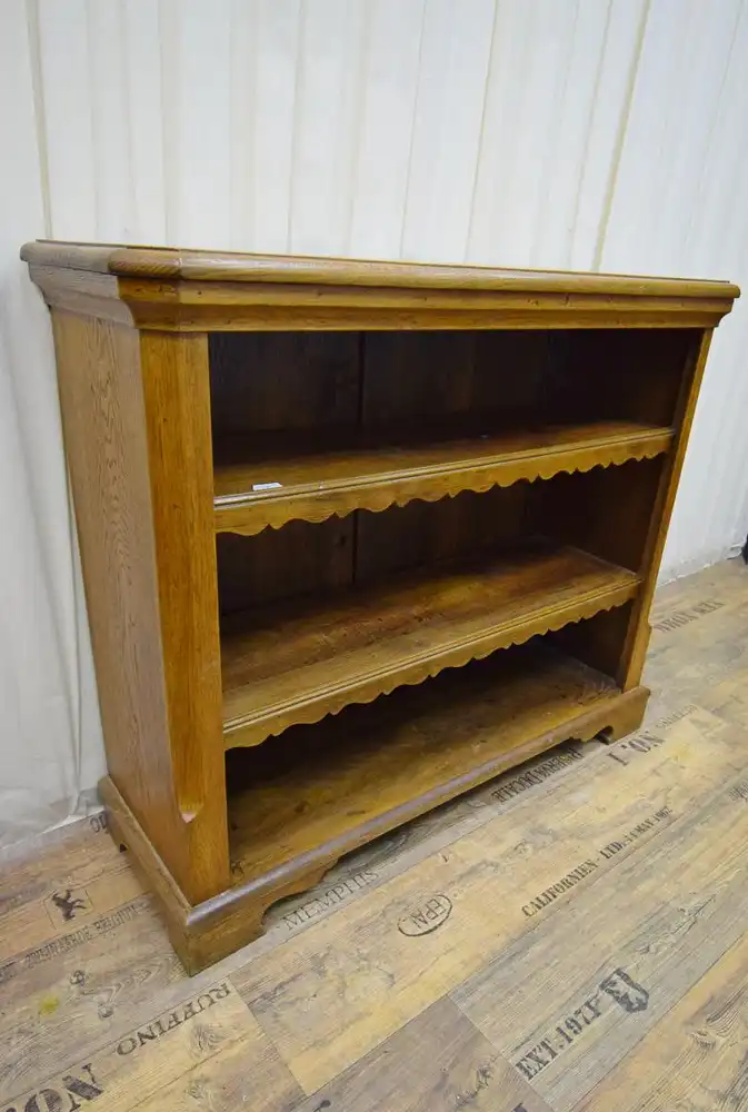 Bücherregal Barock um 1850 Eiche  2