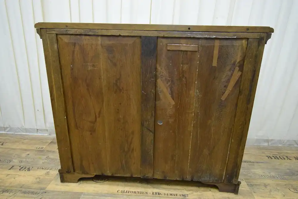 Bücherregal Barock um 1850 Eiche  3