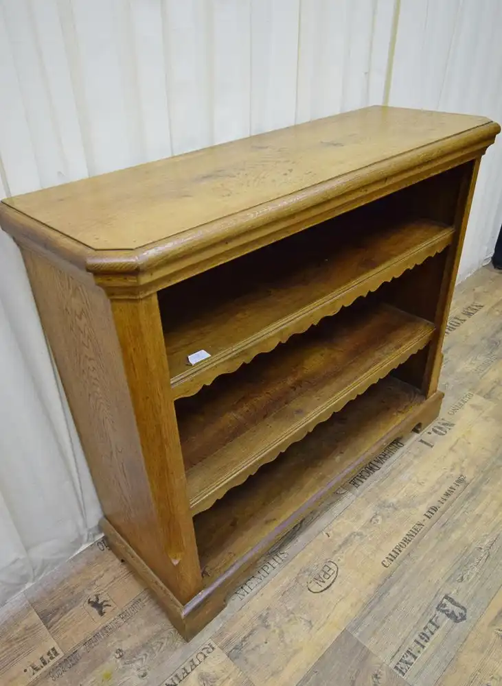 Bücherregal Barock um 1850 Eiche  4