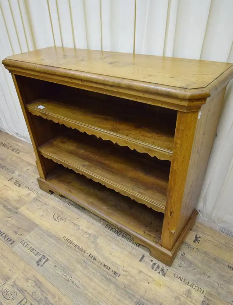 Bücherregal Barock um 1850 Eiche  5