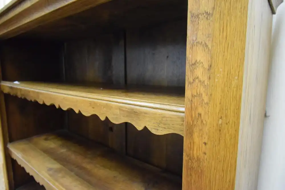 Bücherregal Barock um 1850 Eiche  6