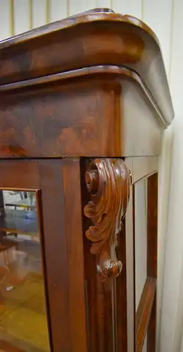 Vitrine Mahagoni Biedermeier um 1830 