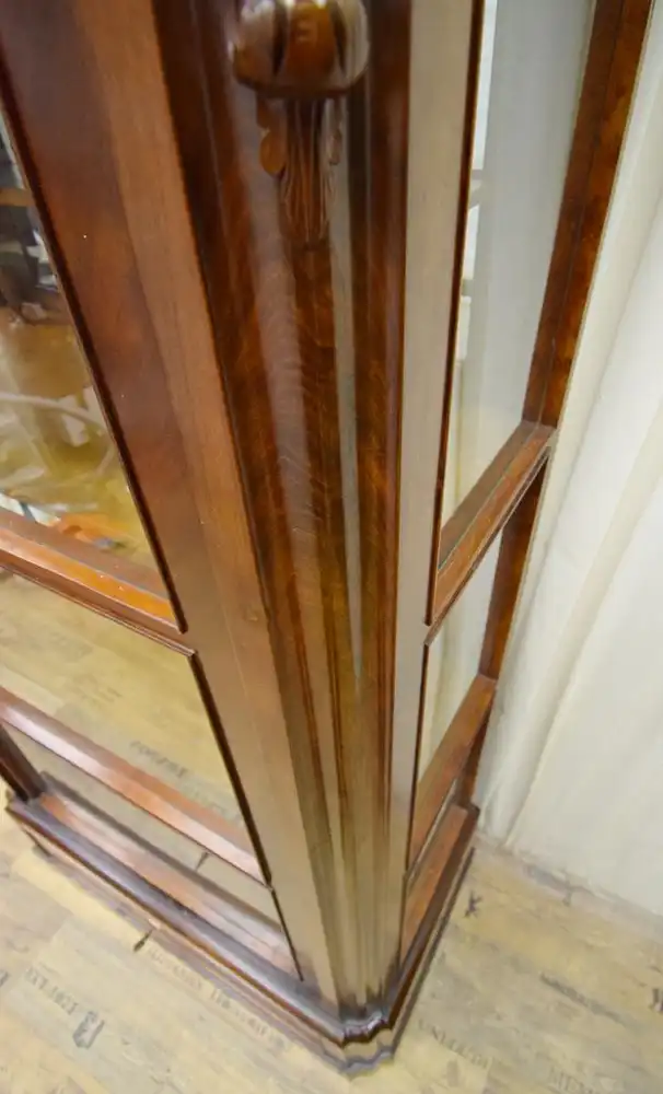 Vitrine Mahagoni Biedermeier um 1830  3