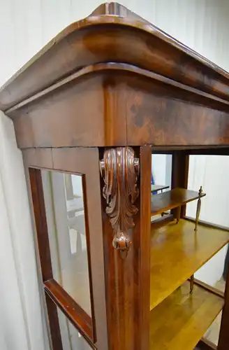 Vitrine Mahagoni Biedermeier um 1830 