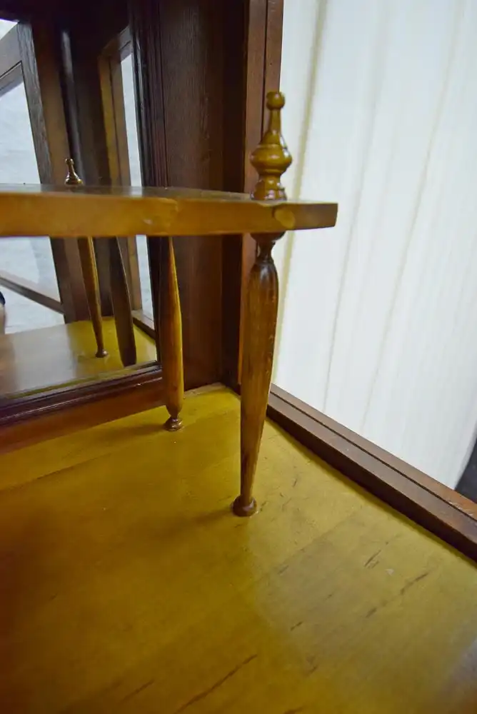 Vitrine Mahagoni Biedermeier um 1830  7