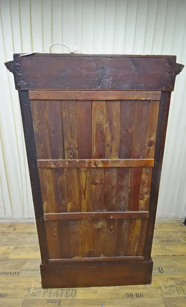 Vitrine Mahagoni Biedermeier um 1830  8