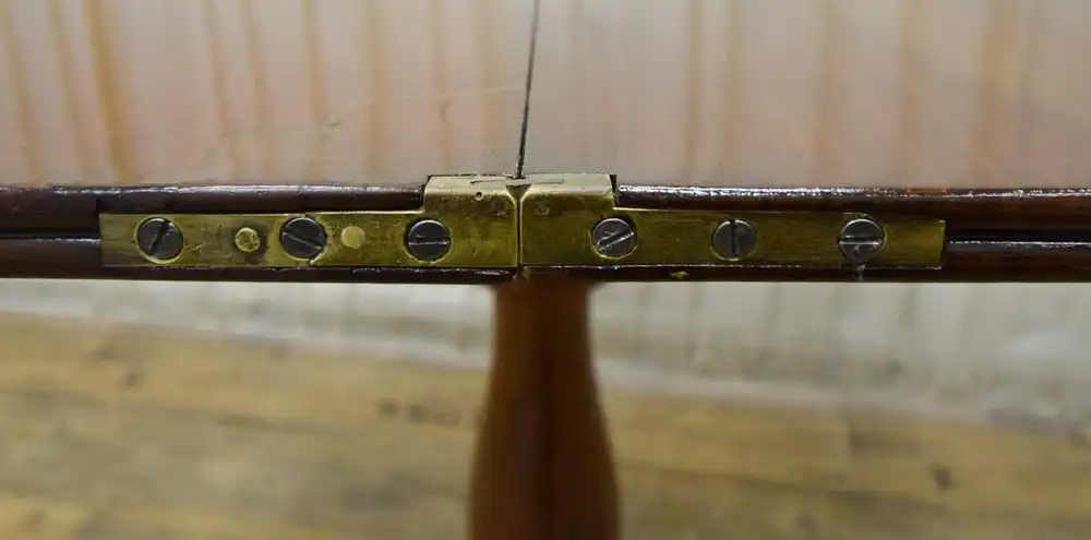 Klapptisch Biedermeier 1830/40 Mahagoni Schellack   4