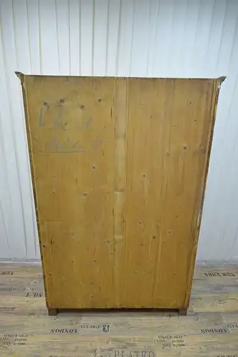 Vitrinenschrank Spätbiedermeier 1860/70 Mahagoni 