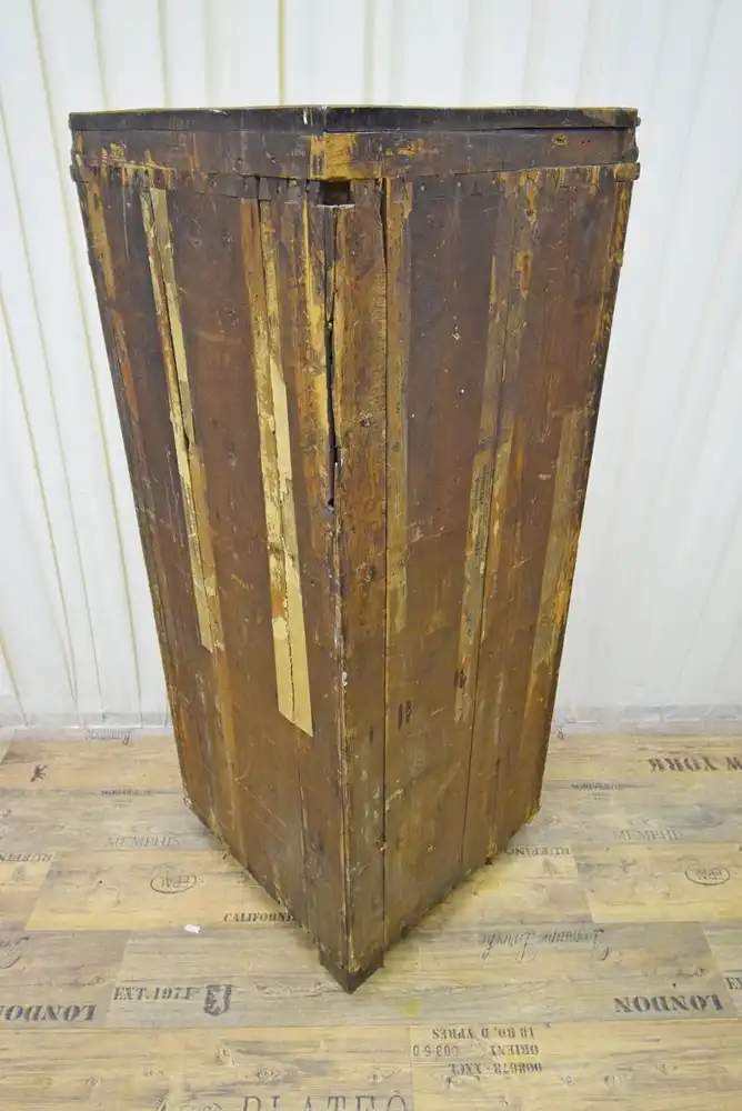 Eckschrank Biedermeier um 1830 Mahagoni Schellack  7