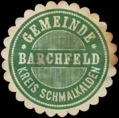 Gemeinde Barchfeld Kreis Schmalkalden