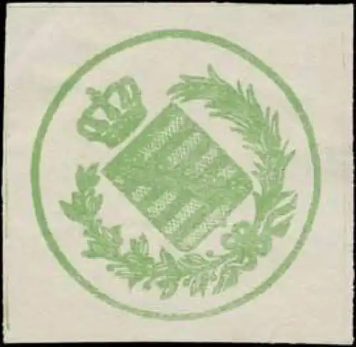 Sachsen Wappen-Siegelmarke