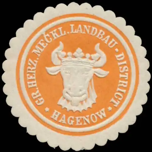 Gr. Herz. Meckl. Landbau-District Hagenow