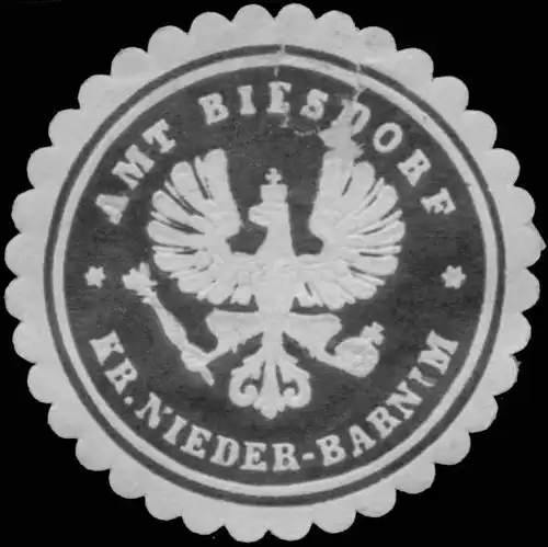 Amt Biesdorf Kr. Niederbarnim