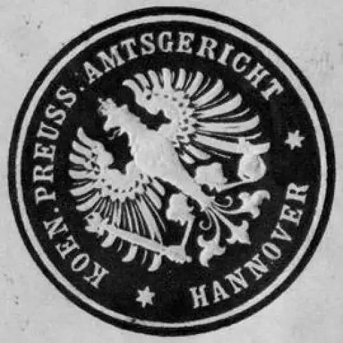 Koeniglich Preussische Amtsgericht - Hannover