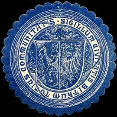 Sigillum Civitatis Bitkum Tutius Communitatis