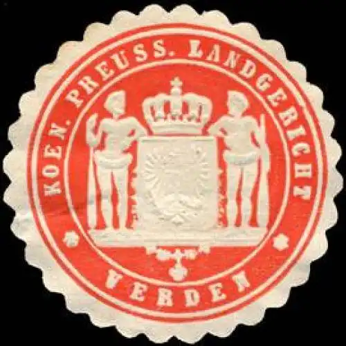 Koeniglich Preussische Landgericht - Verden