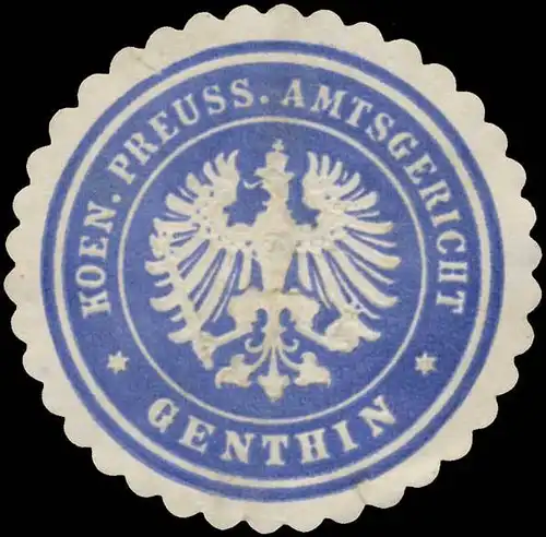 K.Pr. Amtsgericht Genthin