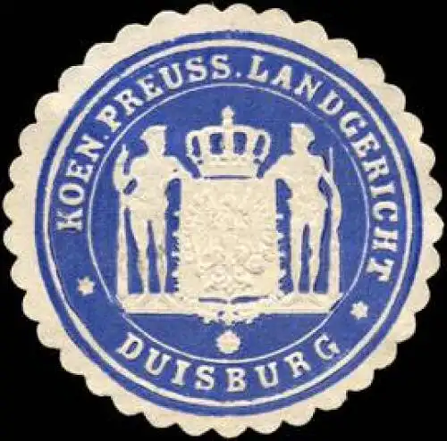 Koeniglich Preussisches Landgericht - Duisburg