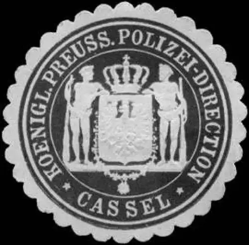 K. Pr. Polizei - Direction - Kassel