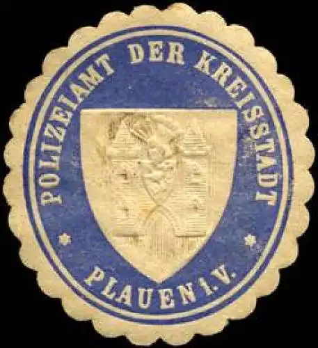 Polizeiamt der Kreisstadt - Plauen