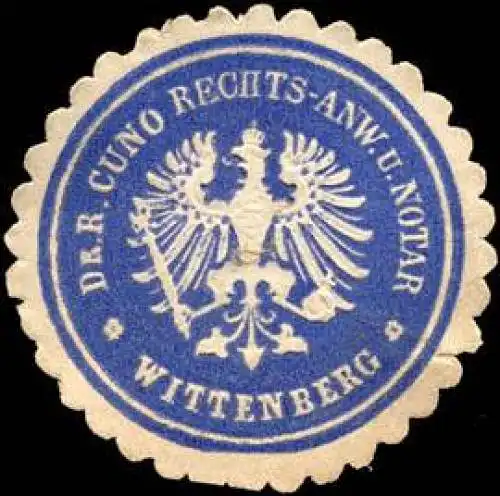 Dr. R. Cuno Rechts - Anwalt und Notar - Wittenberg