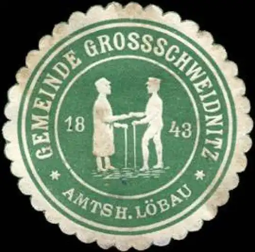 Gemeinde Grossweidnitz - Amtsh. LÃ¶bau