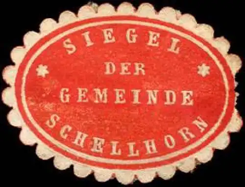 Siegel der Gemeinde Schellhorn