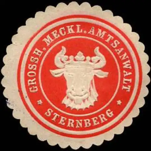 Grossherzoglich Mecklenburgischer Amtsanwalt - Sternberg