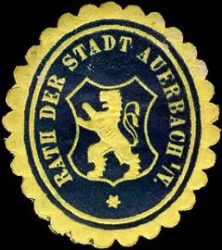 Rath der Stadt Auerbach im Vogtland