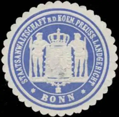 Staatsanwaltschaft b.d. K. Pr. Landgericht Bonn