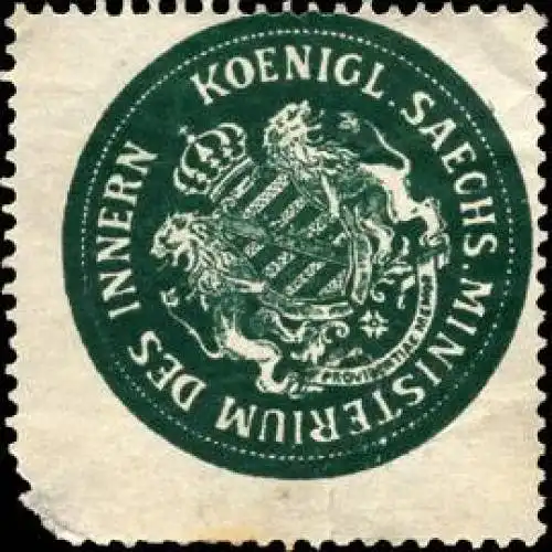 Koeniglich Saechsische Ministerium des Innern