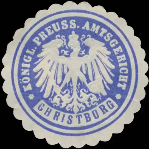 K.Pr. Amtsgericht Christburg