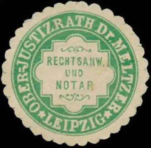Ober-Justizrath Dr. Meltzer Rechtsanwalt & Notar