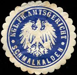 K.Pr. Amtsgericht Schmalkalden