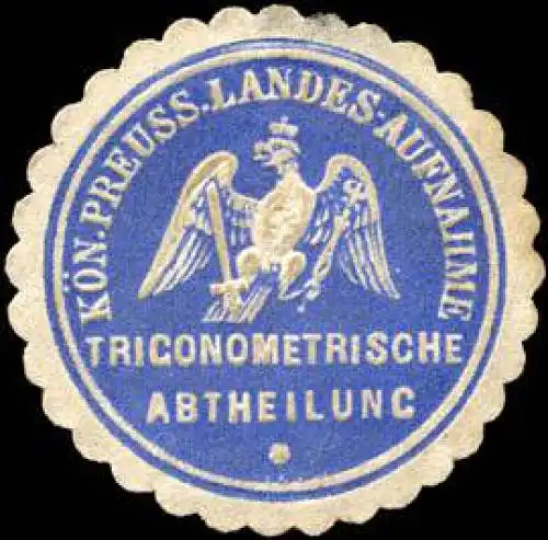 K.Pr. Landes - Aufnahme - Triconometrische Abtheilung