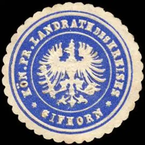 K.Pr. Landrath des Kreises Gifhorn